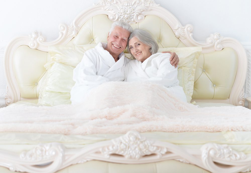 Seniors In Bed