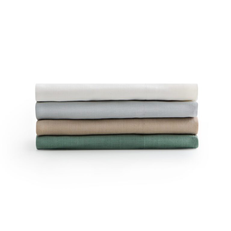 Linen-Weave Cotton Sheets